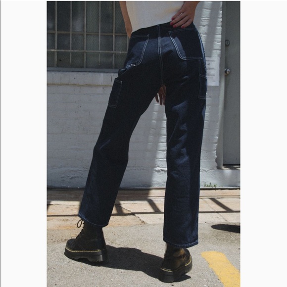 Brandy Melville Jeans Brandy Melville Talia Dark Wash Cargo Pants